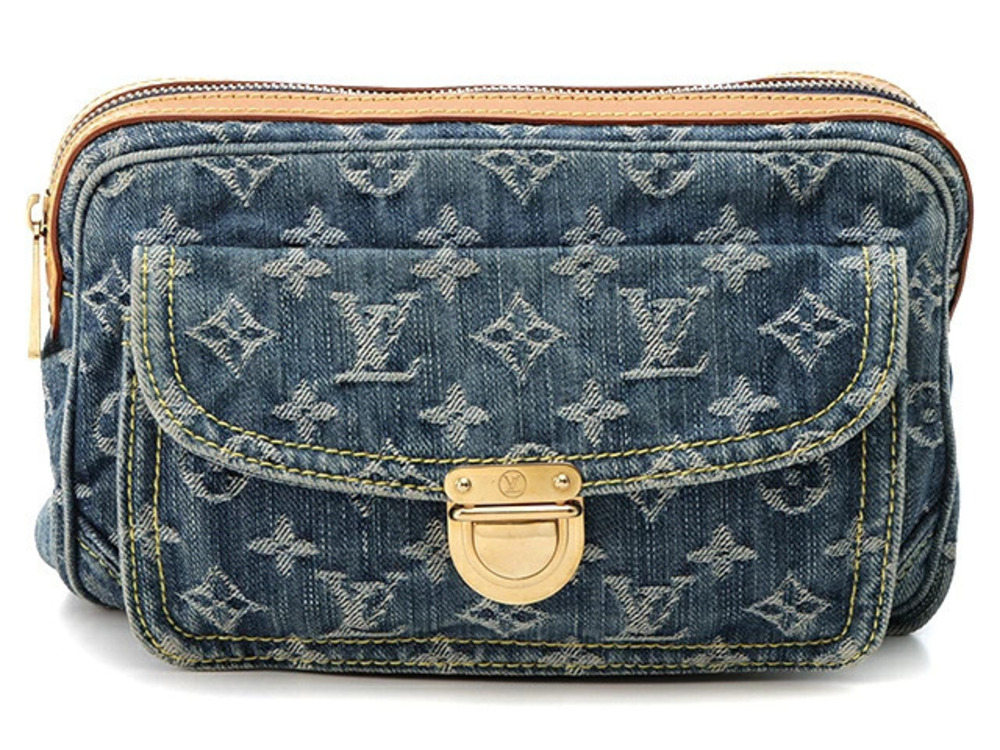LOUIS VUITTON Bumbag Mono Denim Blue